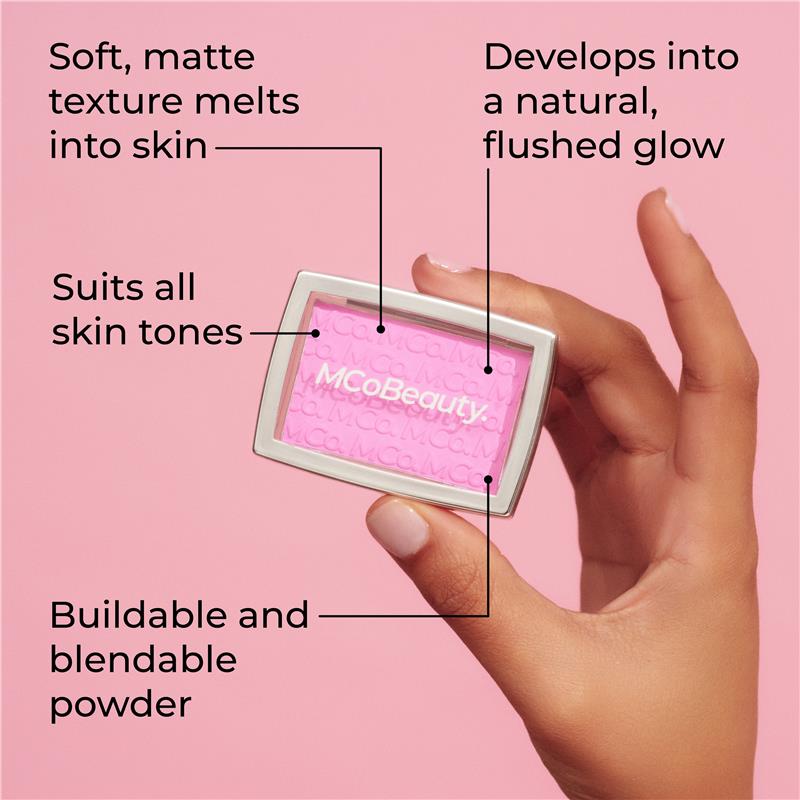 Load image into Gallery viewer, MCoBeauty Glow Up pH Powder Blush Rosy Pink
