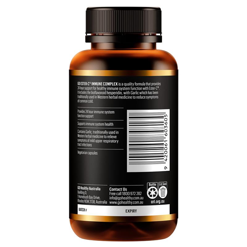 Load image into Gallery viewer, GO Healthy Ester-C Immune Complex 150 Hard Capsules
