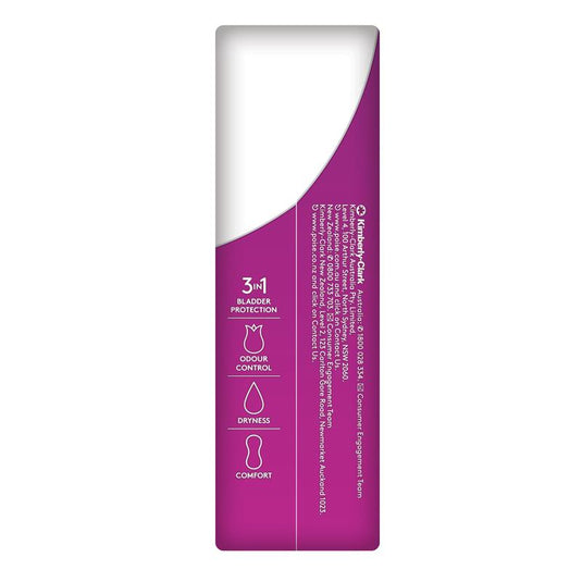 Poise Charcoal Extra Long Liner 20 Pack