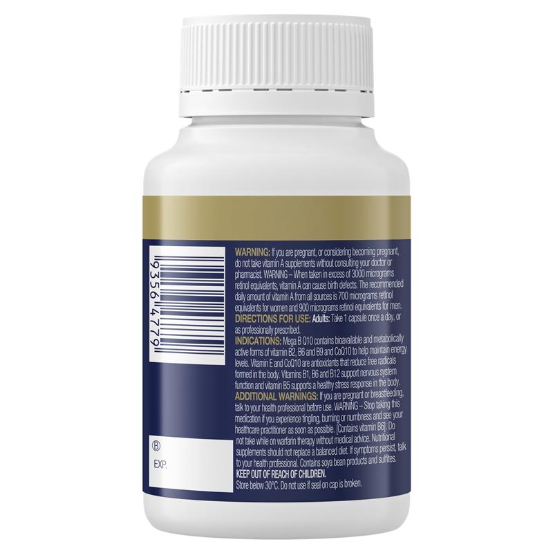 Load image into Gallery viewer, Bioceuticals Mega B Q10 60 Capsules
