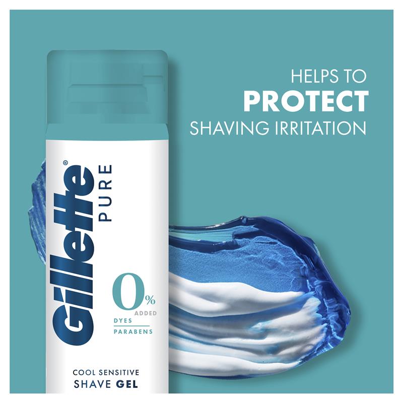 Load image into Gallery viewer, Gillette Pure Shave Gel for Men 170g

