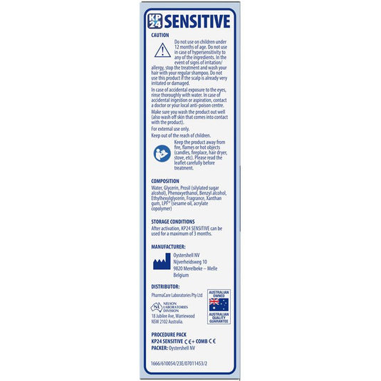 KP 24 Sensitive + Comb 100ml