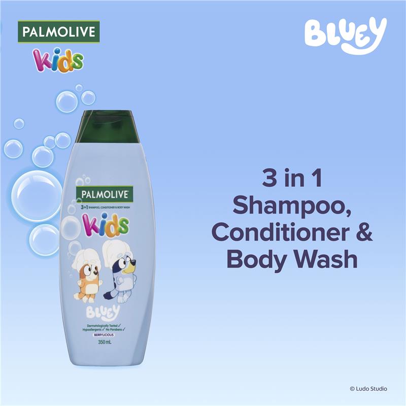 Load image into Gallery viewer, Palmolive 3 in 1 Kids Bluey Shampoo Conditioner &amp; Body Wash
