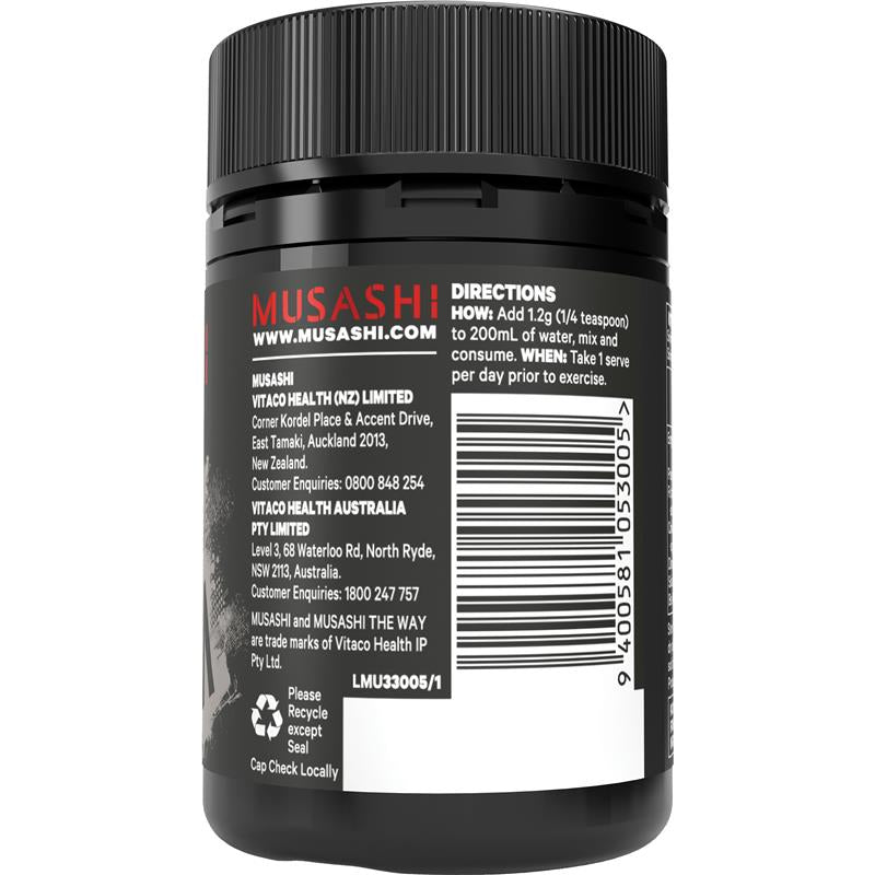 Load image into Gallery viewer, Musashi Beta Alanine Unflavoured 96g

