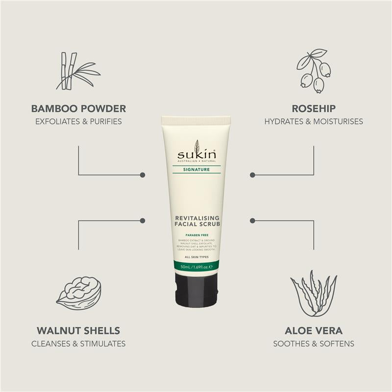 Load image into Gallery viewer, Sukin Signature Revitalising Facial Scrub 50ml
