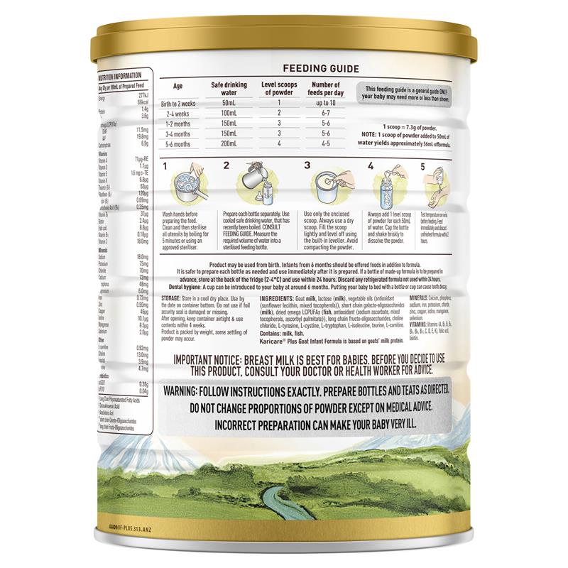 Load image into Gallery viewer, Karicare Goat Milk Stage 1 Infant Formula 900g
