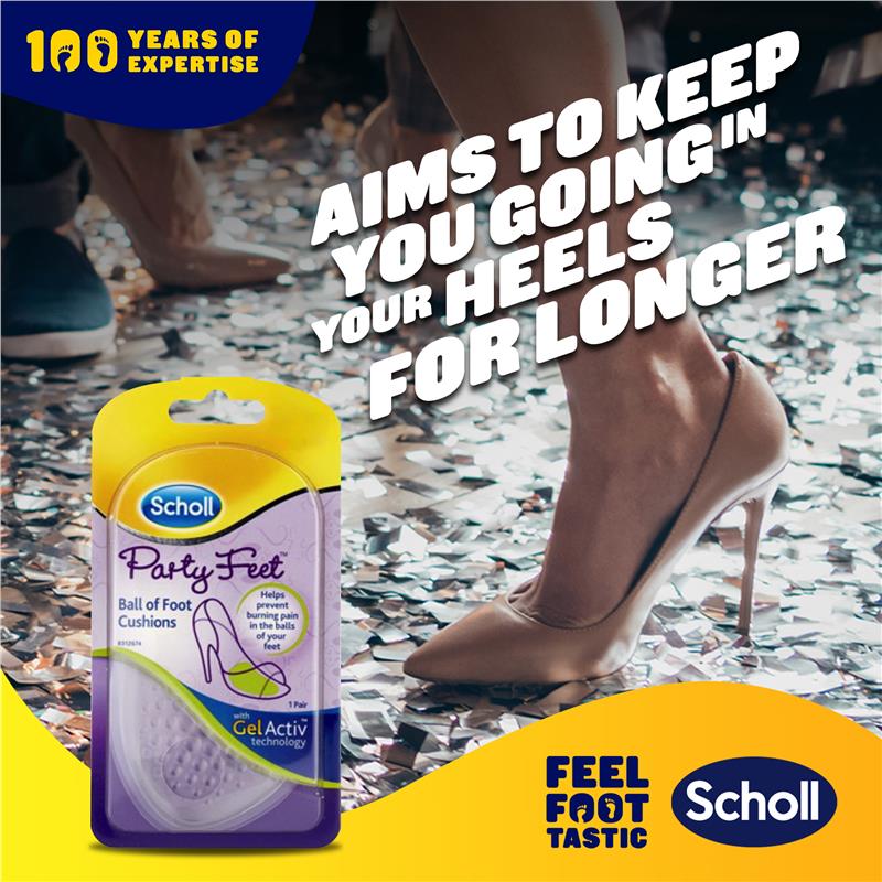 Load image into Gallery viewer, Scholl Party Feet Gel Cushions
