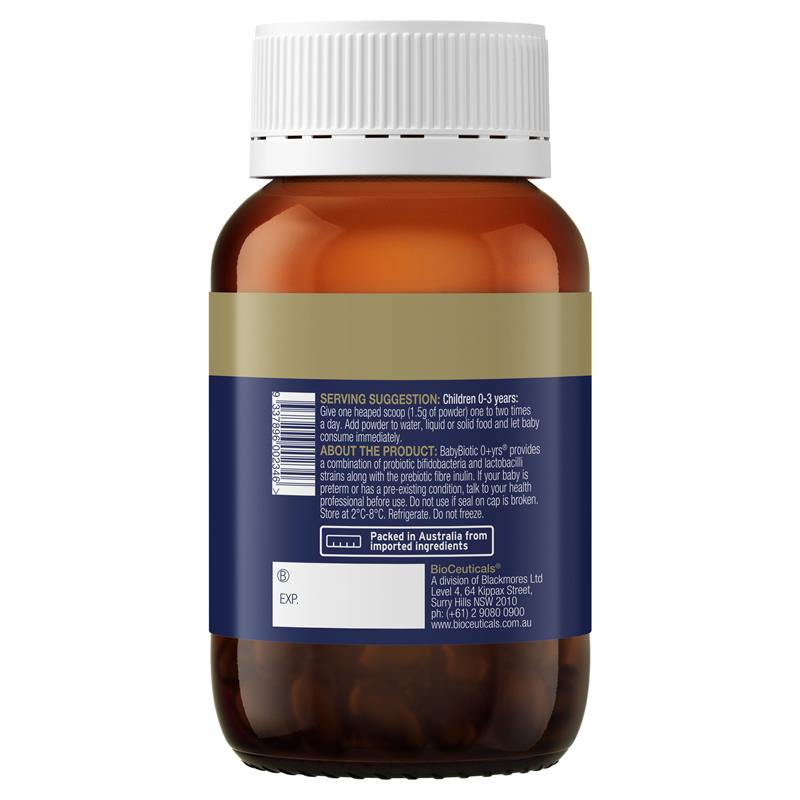 Load image into Gallery viewer, Bioceuticals BabyBiotic 0 + Years® 60g Fridge Line
