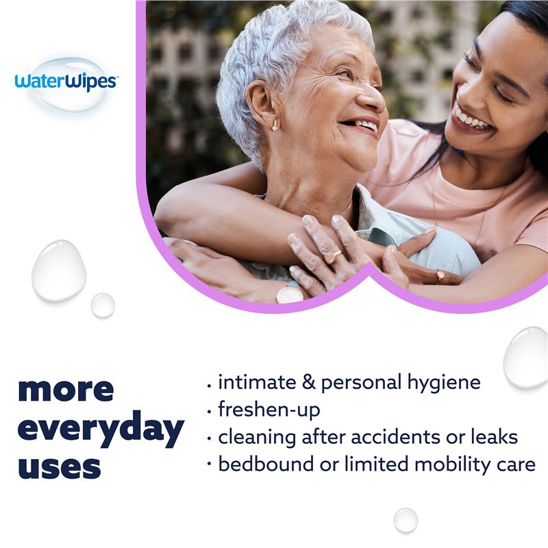 Load image into Gallery viewer, WaterWipes Adult Care Sensitive Intimate Wipes 30 pack
