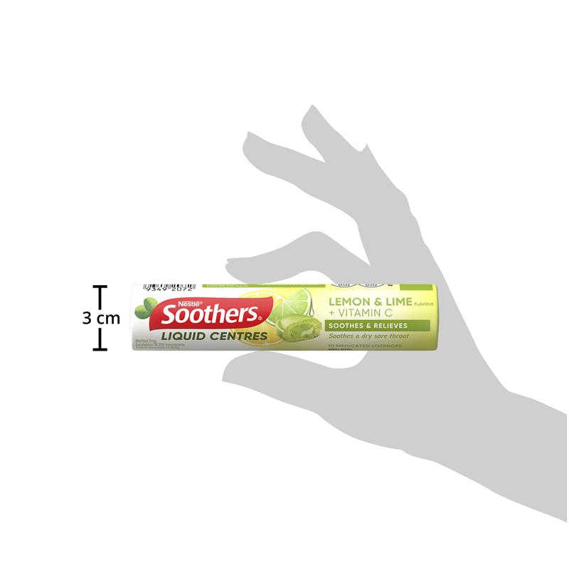 Load image into Gallery viewer, Soothers Liquid Center Lemon &amp; Lime 50g
