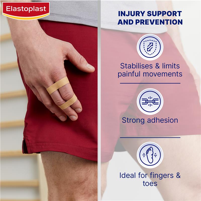 Load image into Gallery viewer, Elastoplast Sport Rigid Strapping Tape 12.5mmx10m
