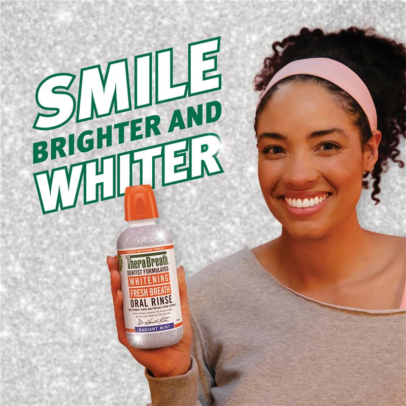 Load image into Gallery viewer, Therabreath Whitening Oral Rinse 473ml
