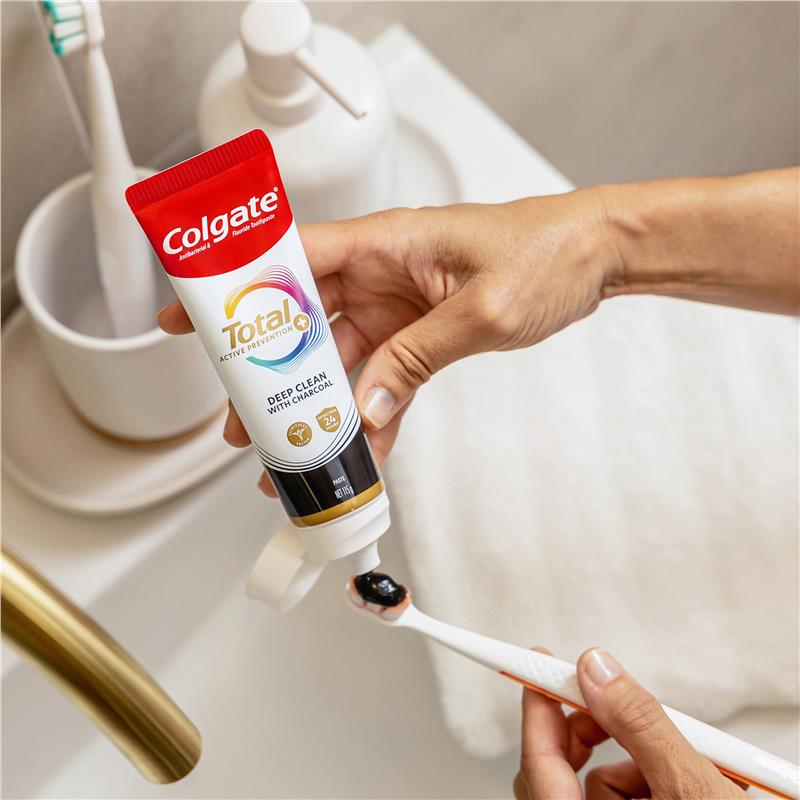 Load image into Gallery viewer, Colgate Toothpaste Total Active Prevention Deep Clean with Charcoal 200g
