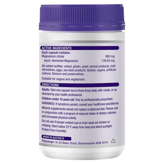 Henry Blooms Tri-Magnesium Citrate 900mg 150 Capsules Bulk Pack