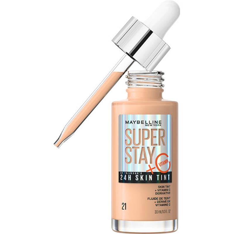 Load image into Gallery viewer, Maybelline Superstay Skin Tint Foundation 21
