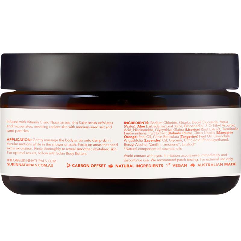 Load image into Gallery viewer, Sukin Brightening Vitamin C &amp; Niacinamide Body Scrub 240g

