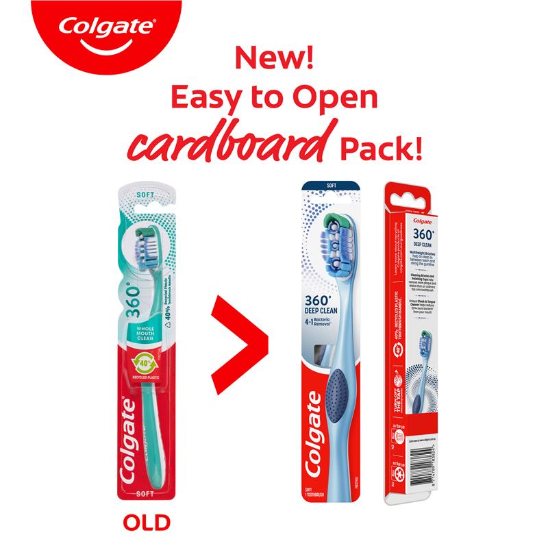 Load image into Gallery viewer, Colgate Toothbrush 360 Deep Clean Soft
