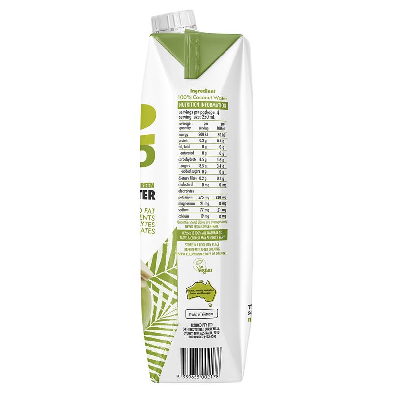 Load image into Gallery viewer, H2COCO Pure Coconut Water 1ltr
