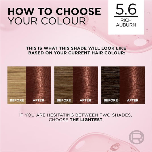 L'Oreal Excellence Creme 5.6 Rich Auburn Hair Colour