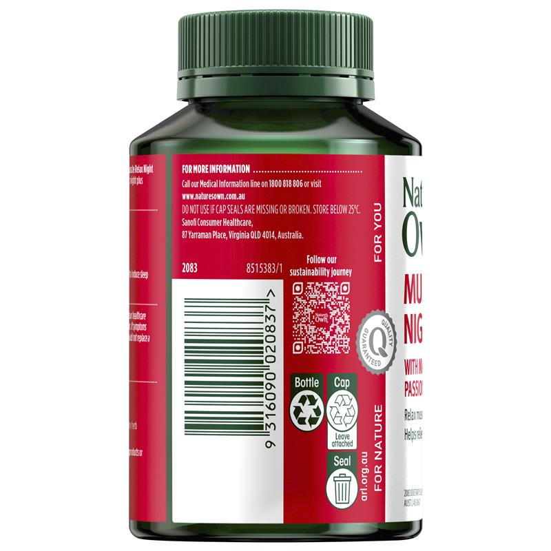 Load image into Gallery viewer, Nature's Own Muscle Relax Night 120 Tablets
