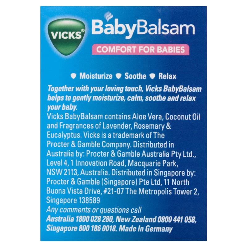 Load image into Gallery viewer, Vicks Vaporub Baby Balsam 100g

