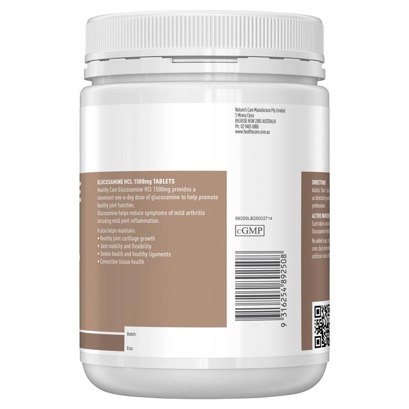 Load image into Gallery viewer, Healthy Care Glucosamine HCL 1500mg 400 Tablets
