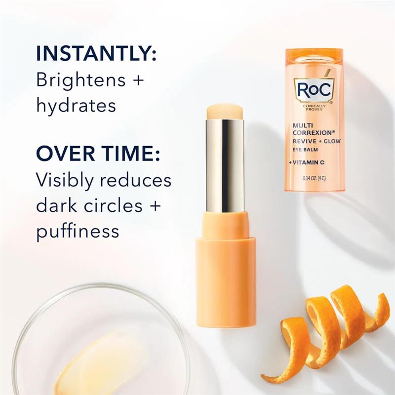 Load image into Gallery viewer, RoC Multi Corrextion Revive + Glow Vitamin C Eye Balm 4g
