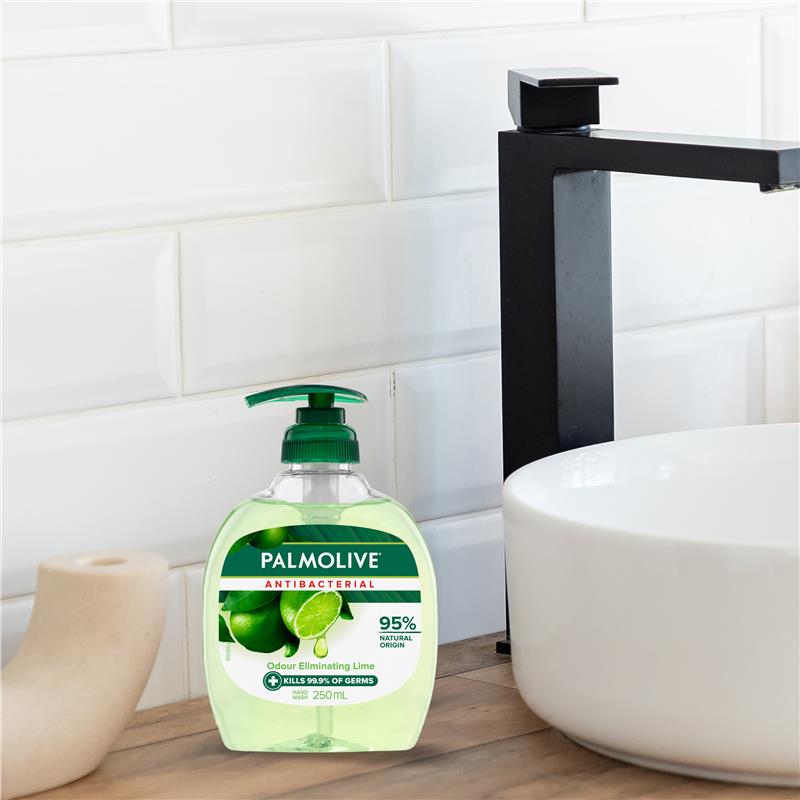 Load image into Gallery viewer, Palmolive Antibacterial Softwash Hand Wash Odour Eliminating Lime 250ml
