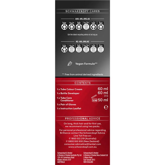 Schwarzkopf Brilliance 23 Burgundy Chic New