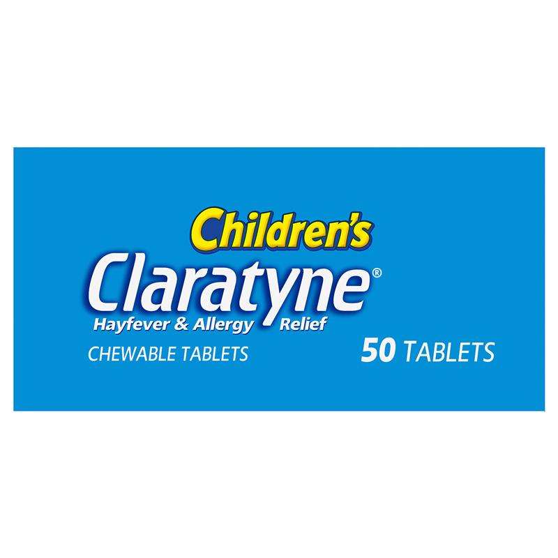 Load image into Gallery viewer, Claratyne Children’s Hayfever &amp; Allergy Relief Grape 50 Chewable Tablets
