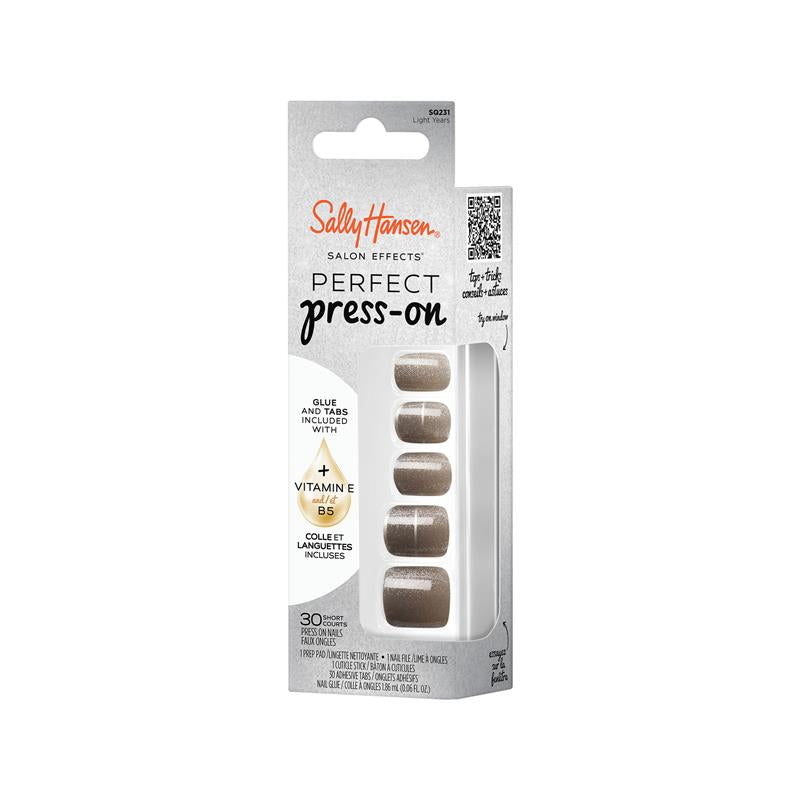 Load image into Gallery viewer, Sally Hansen Salon Effects Perfect Press-On Light Years 30 Pieces
