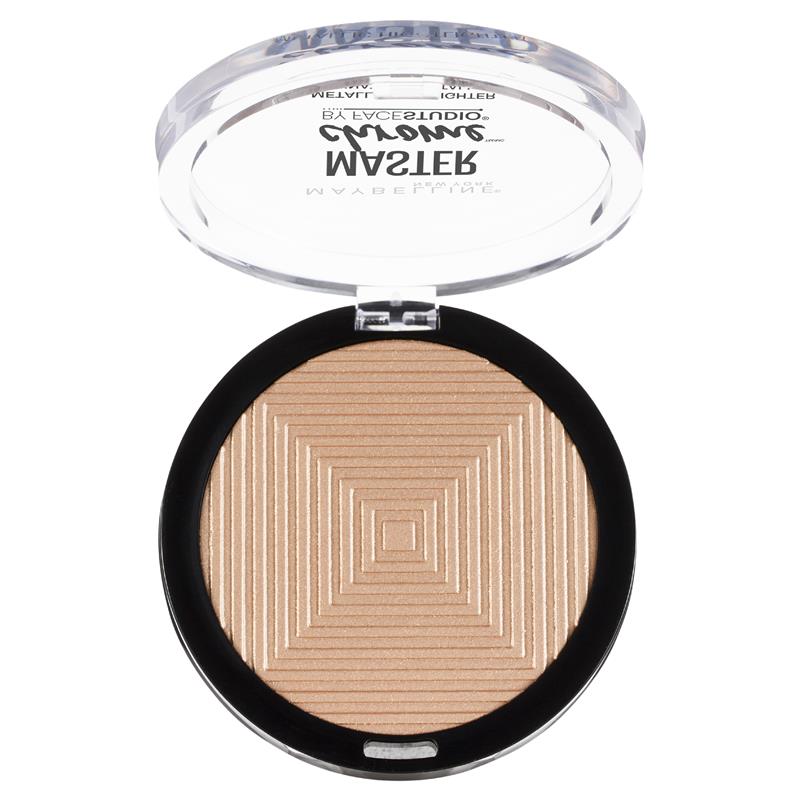 Load image into Gallery viewer, Maybelline Master Chrome Metallic Powder Highlighter - Molten Gold
