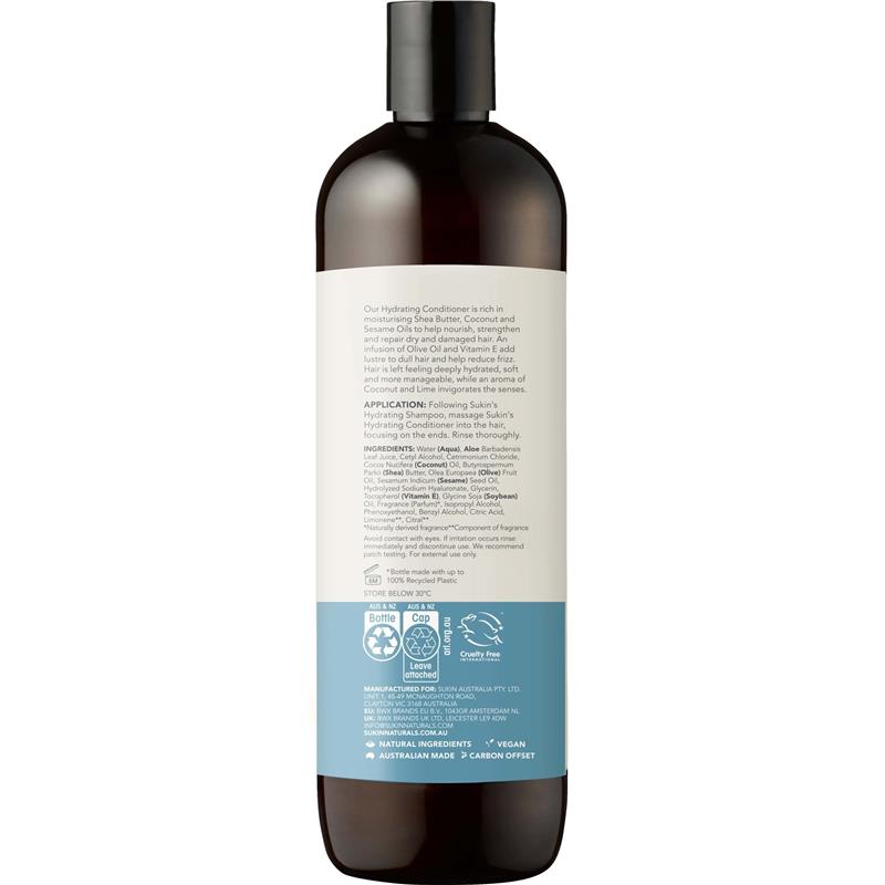 Load image into Gallery viewer, Sukin Hydrating Conditioner 500ml

