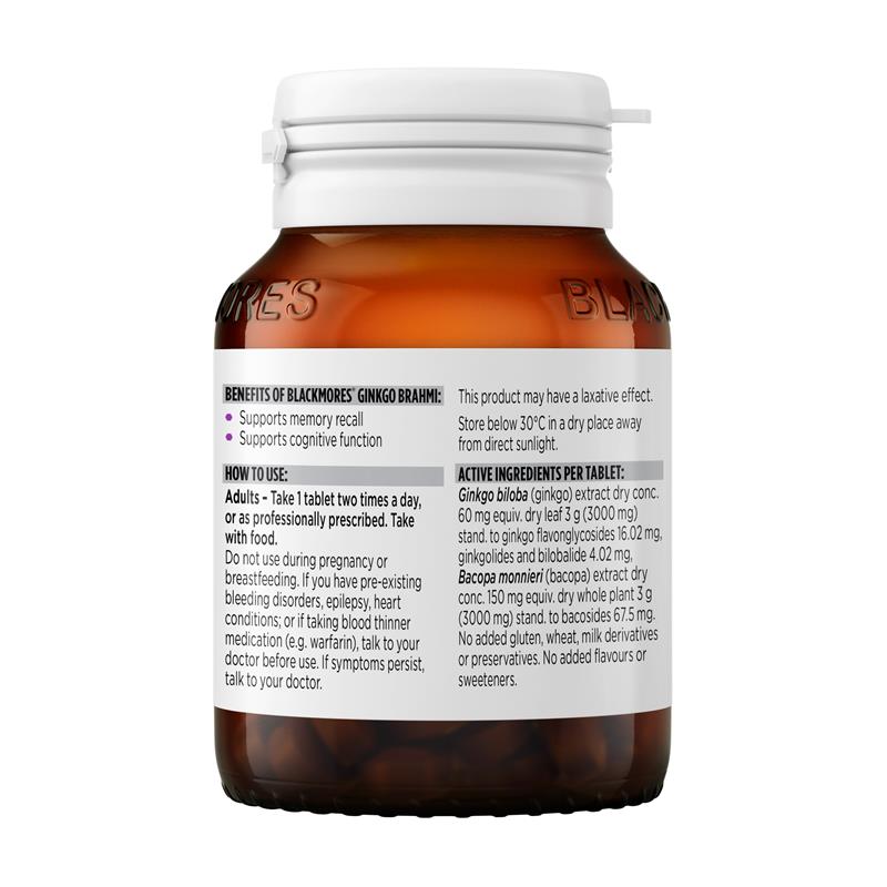 Load image into Gallery viewer, Blackmores Ginkgo Brahmi 40 Tablets
