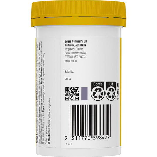 Swisse Ultiboost Lung Support 90 Tablets