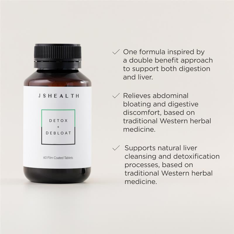 Load image into Gallery viewer, JSHealth Detox + Debloat Formula 60 Tablets
