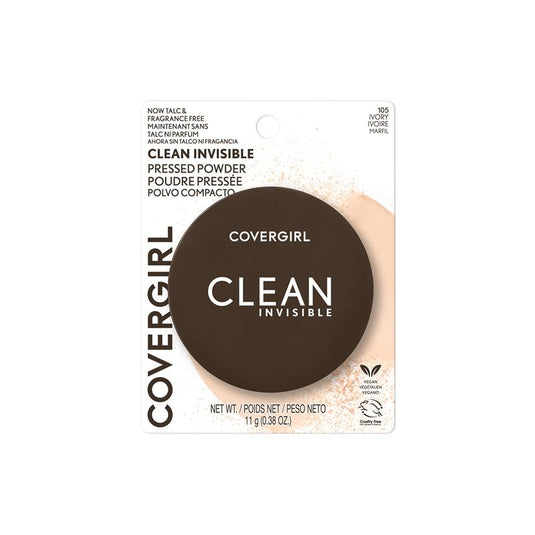 Covergirl Clean Invisible Pressed Powder 105 Ivory 11g