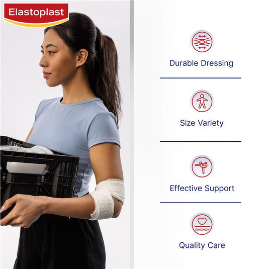 Elastoplast Medium Weight Crepe Bandage 10cm x 1.6m