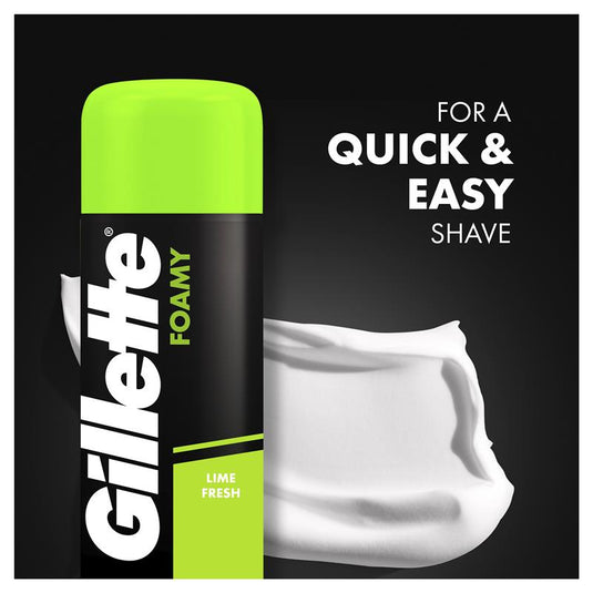 Gillette Shave Foam Lemon/Lime Value Pack 333g