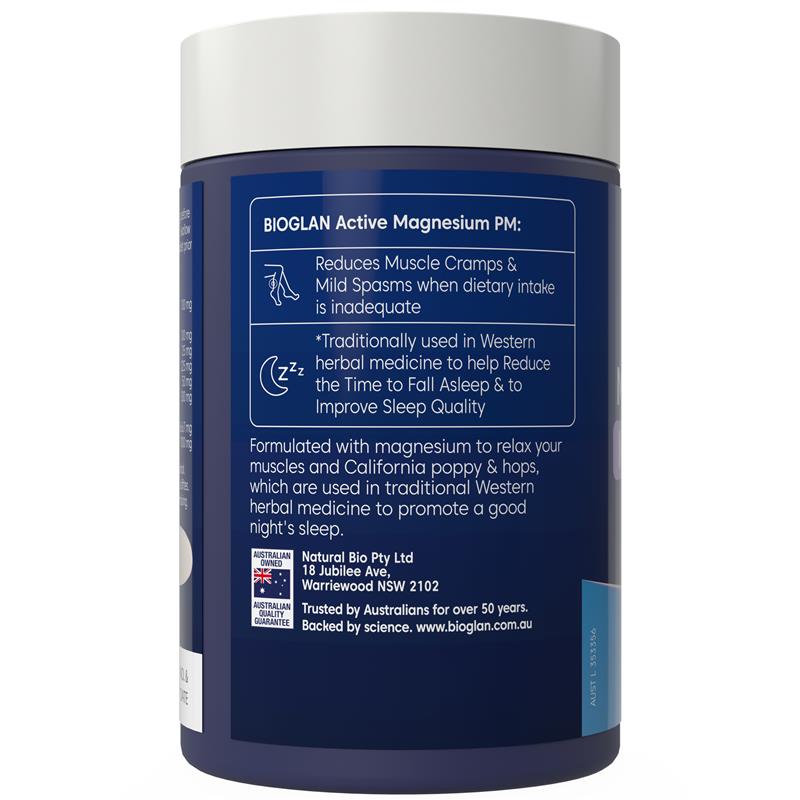 Load image into Gallery viewer, Bioglan Active Magnesium PM 60 Tablets
