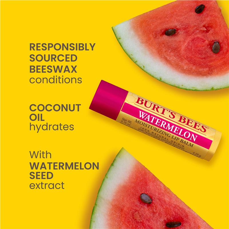 Load image into Gallery viewer, Burts Bees Watermelon Lip Balm 4.25g
