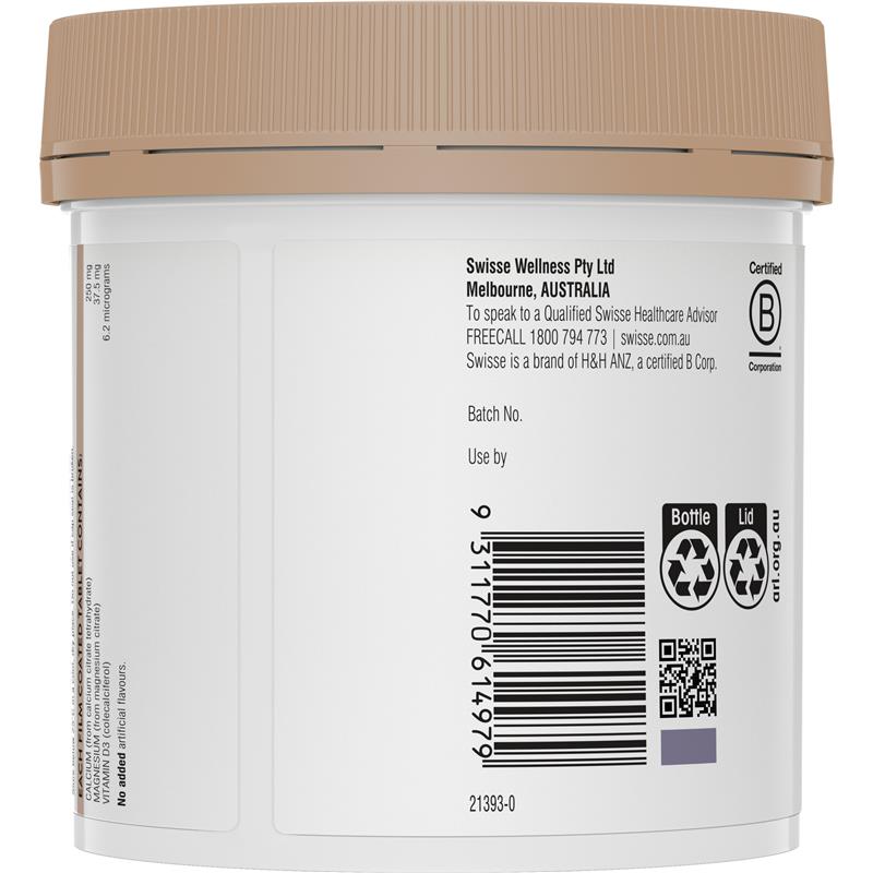 Load image into Gallery viewer, Swisse Magnesium Calcium + Vitamin D 200 Tablets
