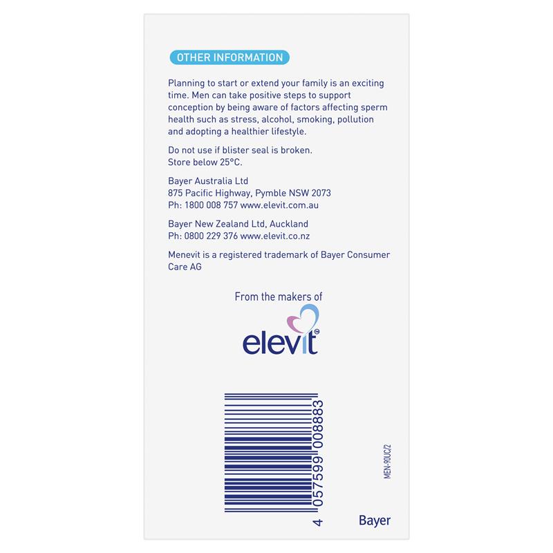 Load image into Gallery viewer, Menevit Pre-Conception Sperm Health 90 Capsules
