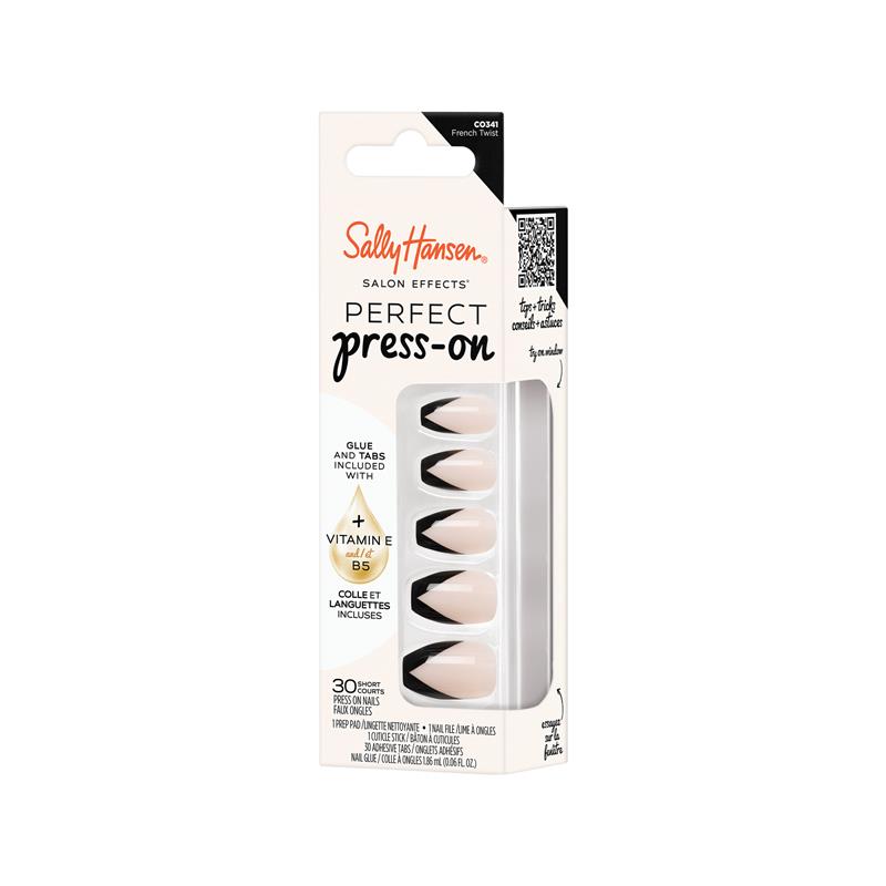 Load image into Gallery viewer, Sally Hansen Salon Effects Perfect Press-On French Twist 30 Pieces
