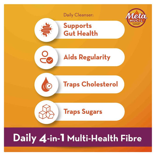 Metamucil Fibre Supplement Orange 48 Dose 528g