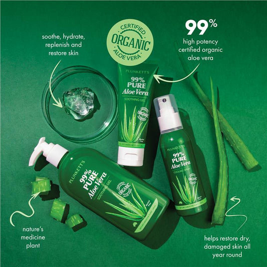 Plunketts 99% Pure Aloe Vera Soothing Gel 400ml