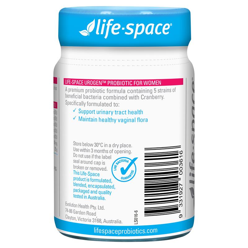 Load image into Gallery viewer, Life-Space Urogen Probiotic For Women 60 Capsules
