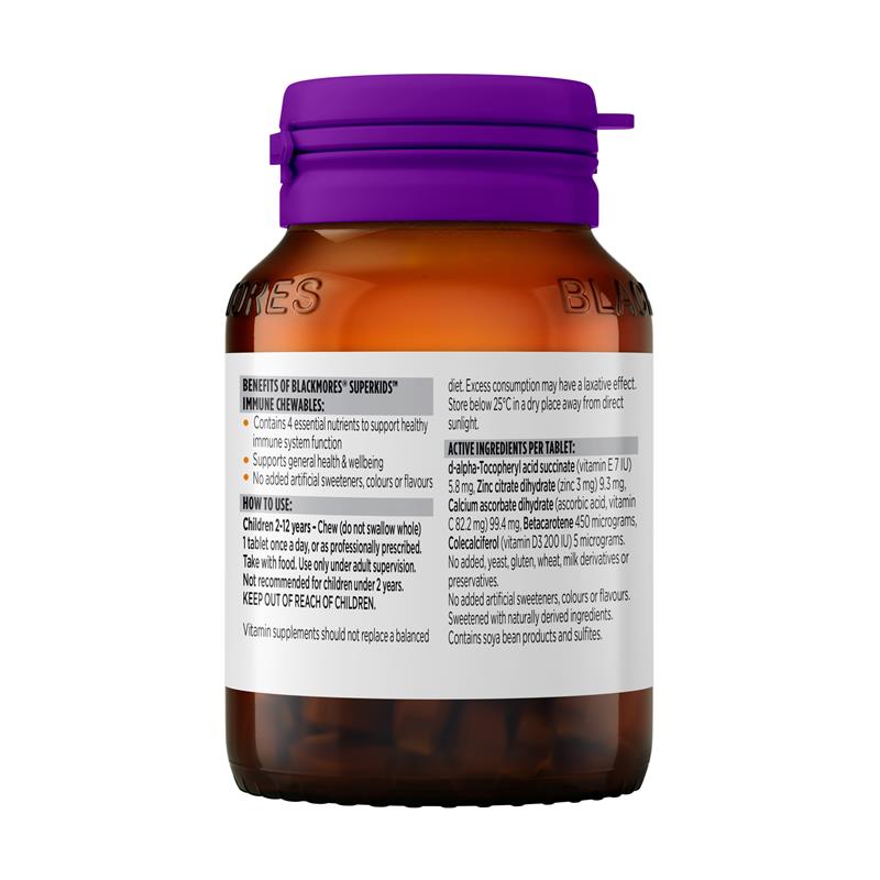 Load image into Gallery viewer, Blackmores Superkids Immune 60 Chewables
