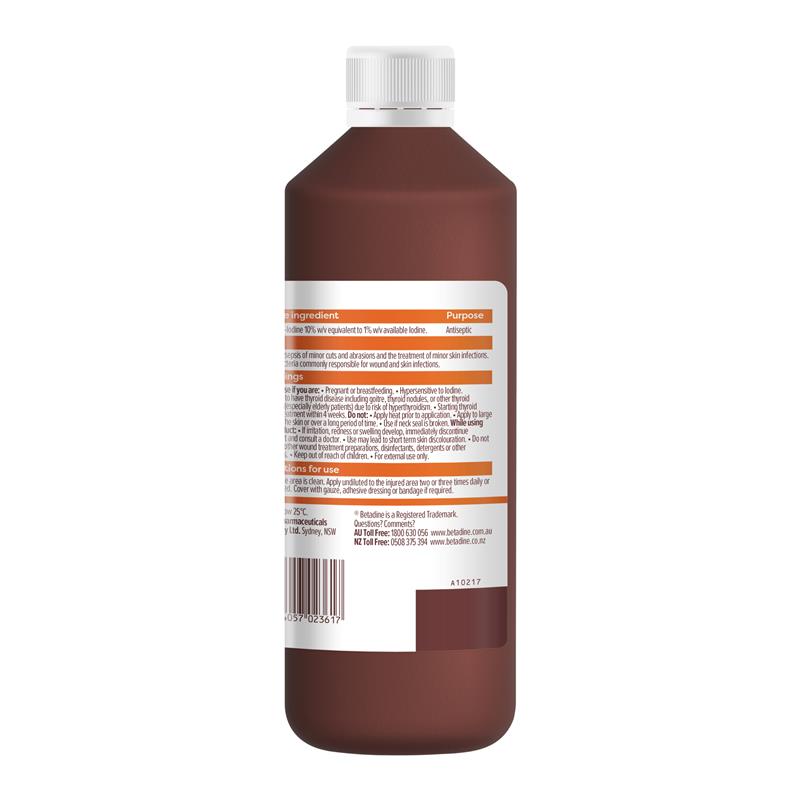 Load image into Gallery viewer, Betadine Antiseptic Topical Solution 500mL
