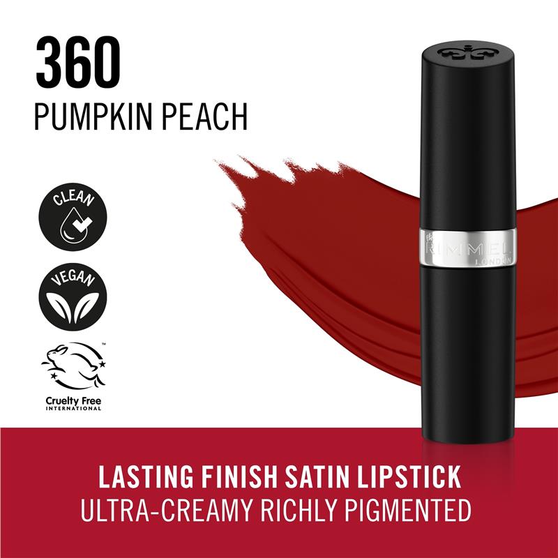 Load image into Gallery viewer, Rimmel Lasting Finish Lipstick 360 Pumpkin Peach
